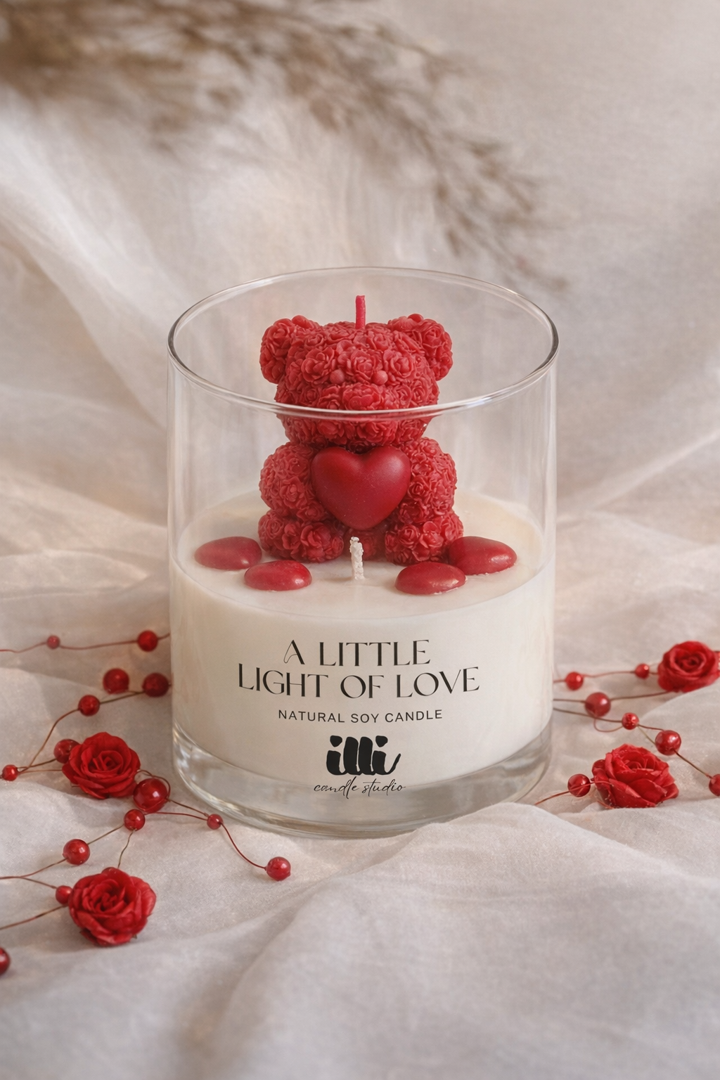 Illi Love Bear Candle – Valentine’s Edition